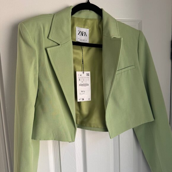 NWT - Zara Cropped Blazer - Picture 2 of 2